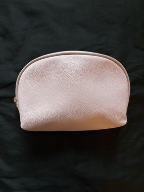 Classic Pink Cosmetic Pouch - Everyday Makeup Bag